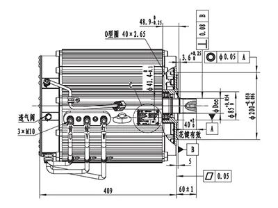 Motor de tracción 35000W (sin escobillas), TR300A