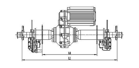 Sistema de ejes de transmisión trasera, Serie HQ12D